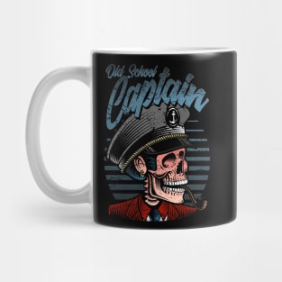 Old School Captain Skull Mug